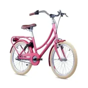 Children's bicycle S'COOL chiX Classic, 20" Berry/Beige