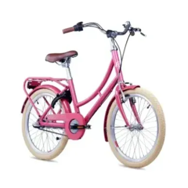 Children's bicycle S'COOL chiX Classic, 20" Berry/Beige