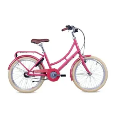 Children's bicycle S'COOL chiX Classic, 20" Berry/Beige