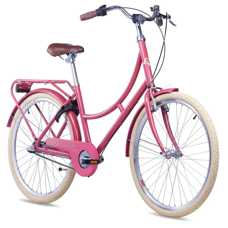 Youth bicycle S'COOL chiX, 26" Berry/Beige