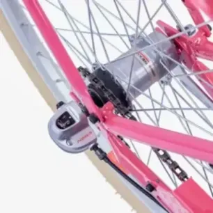 Youth bicycle S'COOL chiX, 26" Berry/Beige