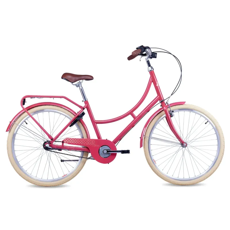 Youth bicycle S'COOL chiX, 26" Berry/Beige