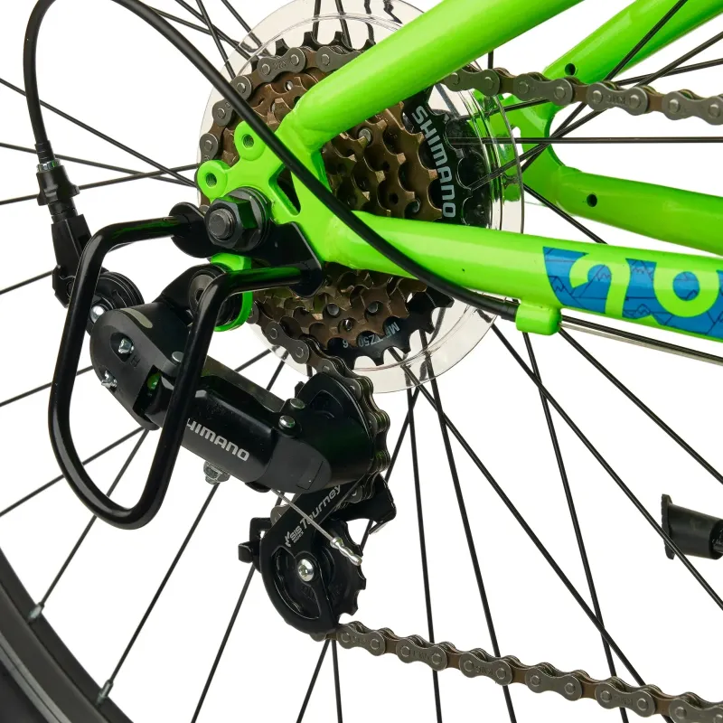 Youth bicycle S'COOL Xroc, 26" Neon Green/Ocean