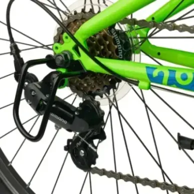 Youth bicycle S'COOL Xroc, 26" Neon Green/Ocean