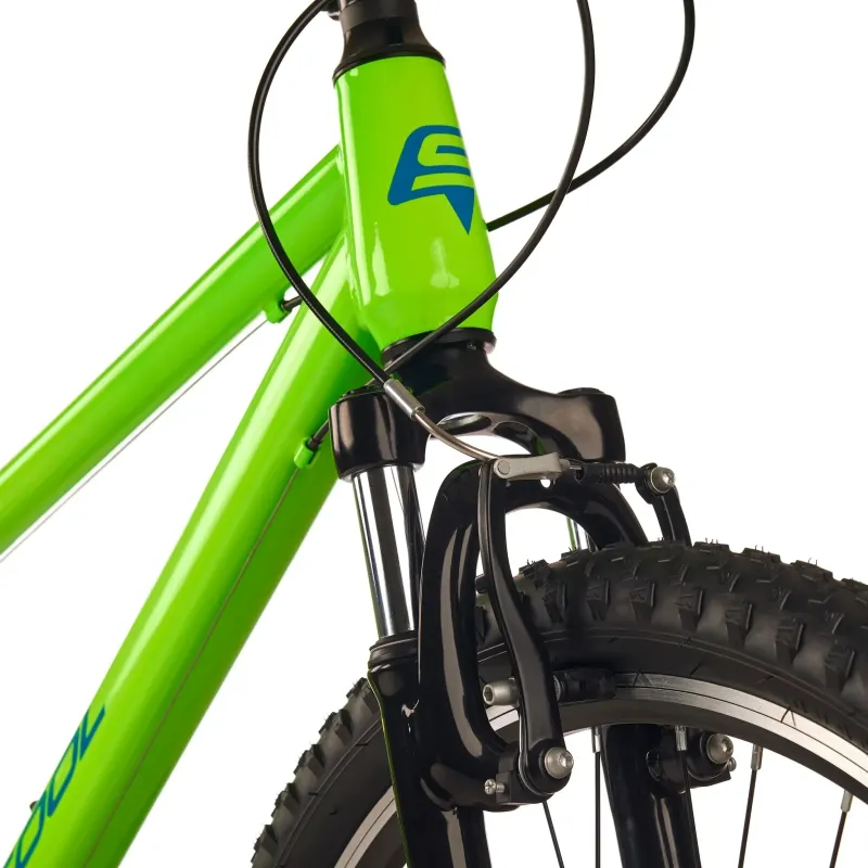 Youth bicycle S'COOL Xroc, 26" Neon Green/Ocean