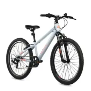 Children's bicycle S'COOL Xroc, 24" Sky Grey/Neon Orange