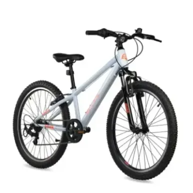Children's bicycle S'COOL Xroc, 24" Sky Grey/Neon Orange