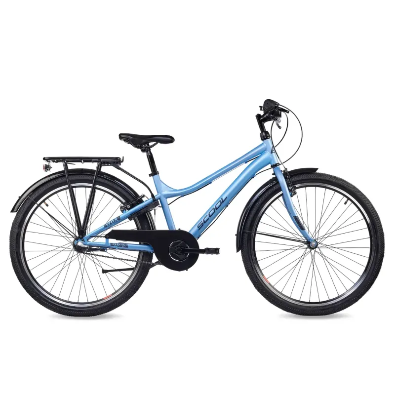 Youth bike S'COOL troX, 26" Ice Blue/Dark Blue