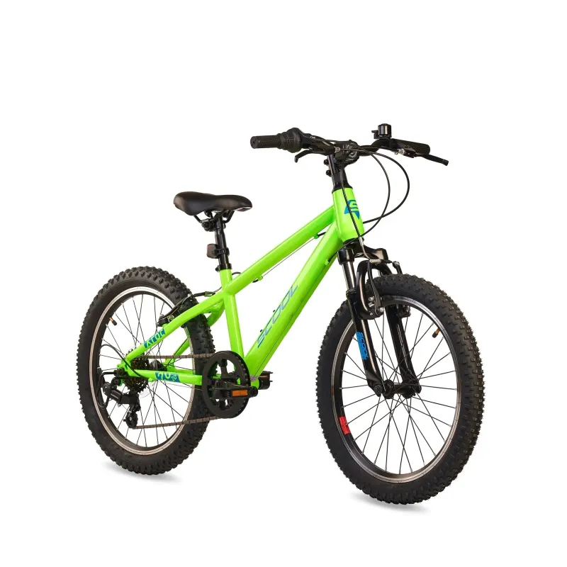 Children's bicycle S'COOL Xroc, 20" Neon Green/Ocean