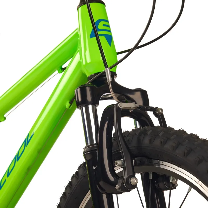 Children's bicycle S'COOL Xroc, 20" Neon Green/Ocean