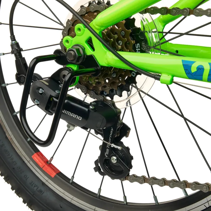 Children's bicycle S'COOL Xroc, 20" Neon Green/Ocean