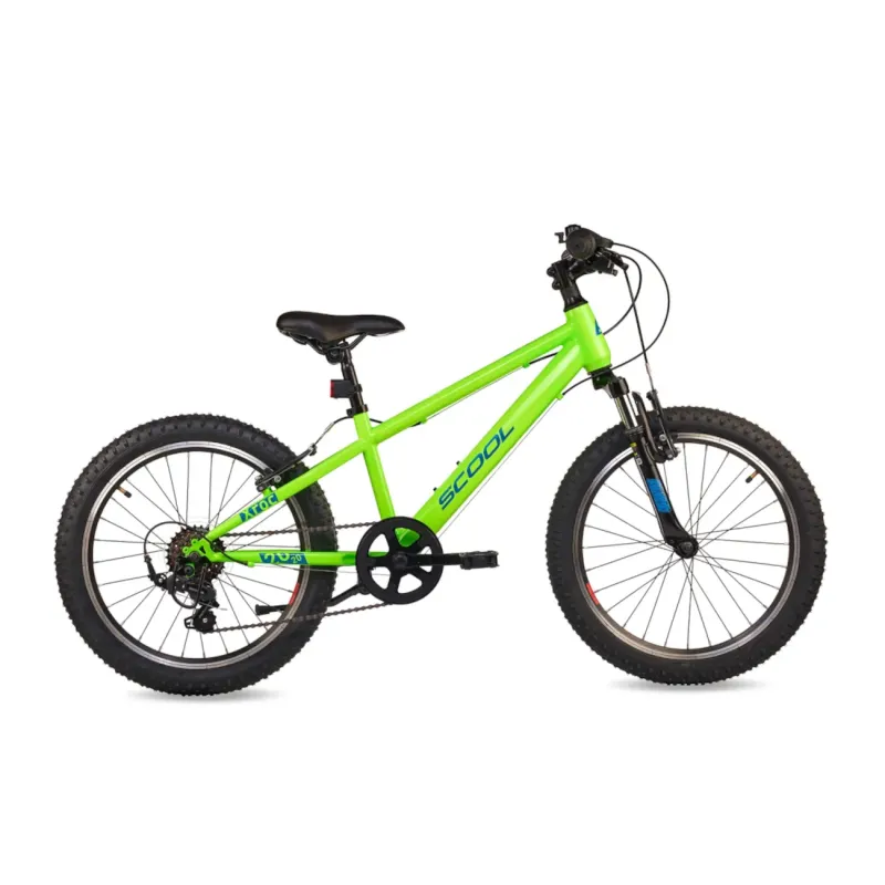Children's bicycle S'COOL Xroc, 20" Neon Green/Ocean