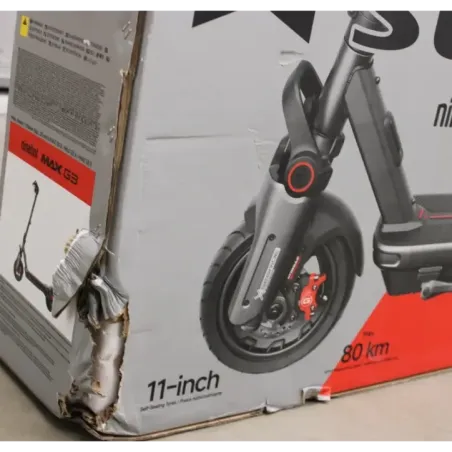 SALE OUT. Segway MAX G3 E eKickScooter 2000 W Up to 25 km/h 11 " 24 month(s) Black DAMAGED PACKAGING