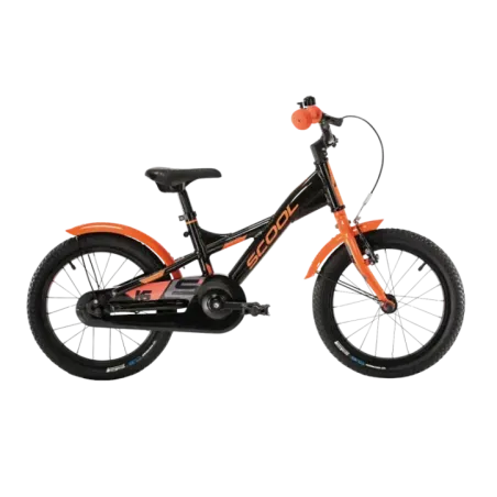 Children's bicycle S´COOL XXlite, 16" black-orange