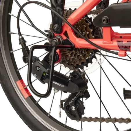Children's bicycle S'COOL chiX, 20" Coral/Dark Red