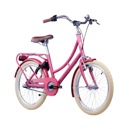 Children's bicycle S'COOL chiX Classic, 20" Berry/Beige