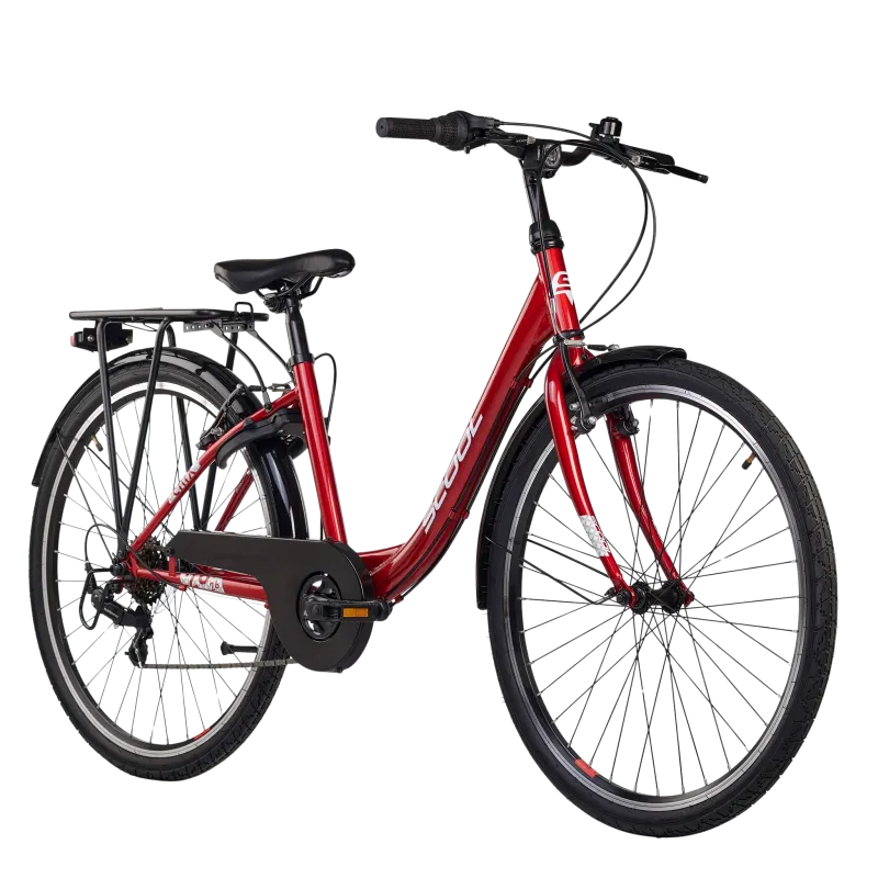 Youth bicycle S'COOL chiX, 26" Red/White