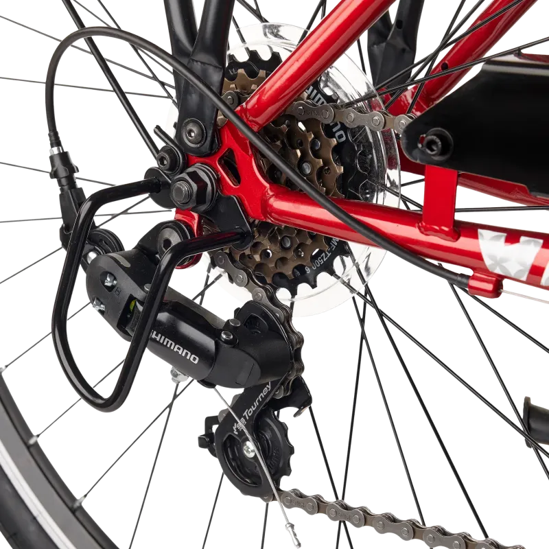 Youth bicycle S'COOL chiX, 26" Red/White