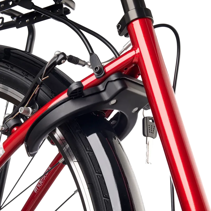 Youth bicycle S'COOL chiX, 26" Red/White