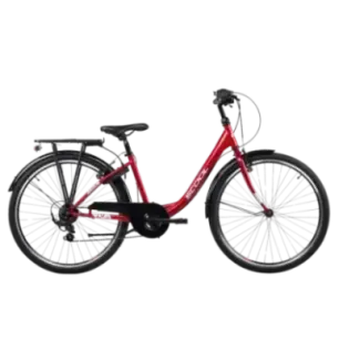 Youth bicycle S'COOL chiX, 26" Red/White