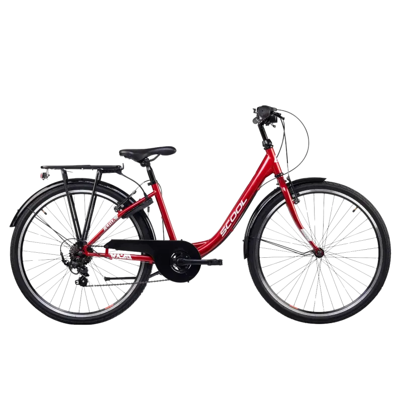 Youth bicycle S'COOL chiX, 26" Red/White