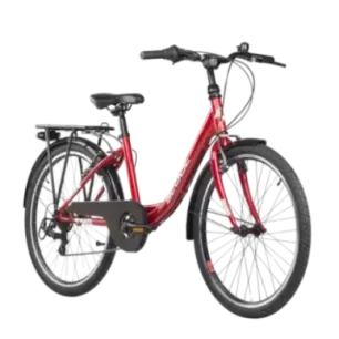 Children's bicycle S'COOL chiX, 24" Red/White