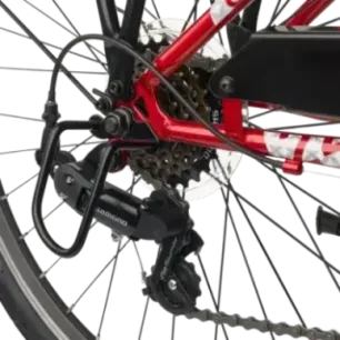 Children's bicycle S'COOL chiX, 24" Red/White