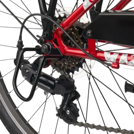 Children's bicycle S'COOL chiX, 24" Red/White