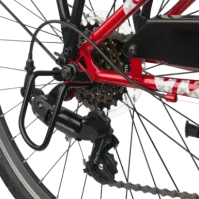 Children's bicycle S'COOL chiX, 24" Red/White
