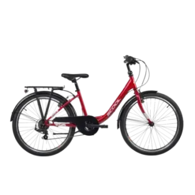 Children's bicycle S'COOL chiX, 24" Red/White