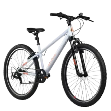 Youth bicycle S'COOL Xroc, 26" Sky Grey/Neon Orange