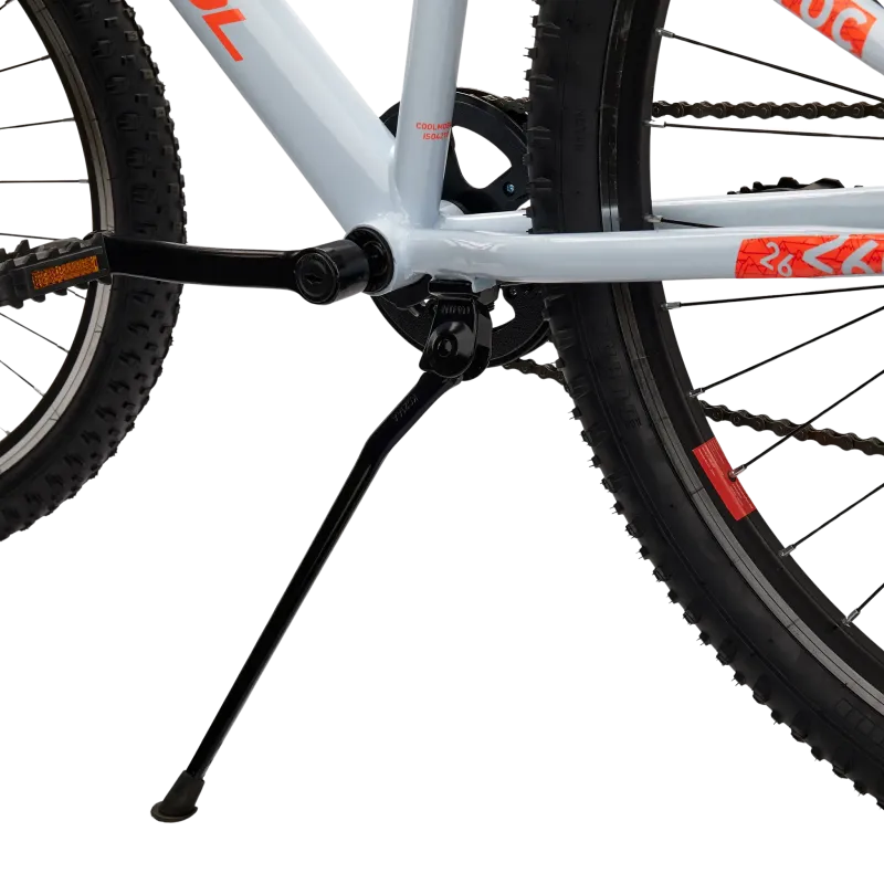 Youth bicycle S'COOL Xroc, 26" Sky Grey/Neon Orange