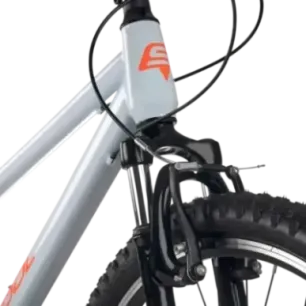 Youth bicycle S'COOL Xroc, 26" Sky Grey/Neon Orange