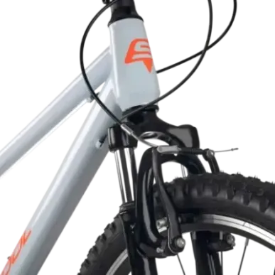 Youth bicycle S'COOL Xroc, 26" Sky Grey/Neon Orange