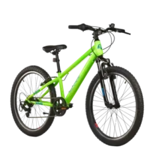 Children's bicycle S'COOL Xroc, 24" Neon Green/Ocean