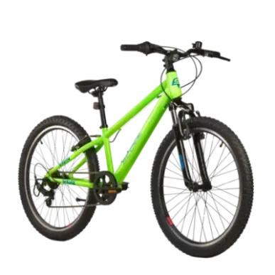Children's bicycle S'COOL Xroc, 24" Neon Green/Ocean