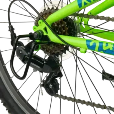 Children's bicycle S'COOL Xroc, 24" Neon Green/Ocean