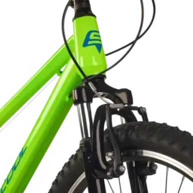 Children's bicycle S'COOL Xroc, 24" Neon Green/Ocean