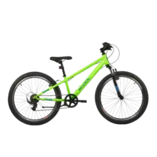 Children's bicycle S'COOL Xroc, 24" Neon Green/Ocean