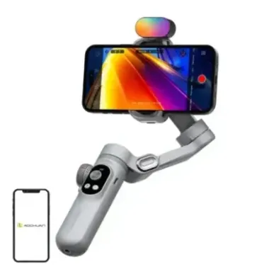 AOCHUAN X Pro Gimbal with RGB Lighting (Gray)