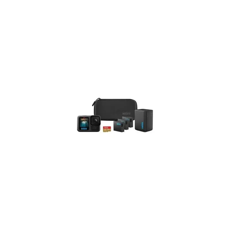 GoPro HERO13 Black Action Camera 27 MPx 5.3K 60fps Extended Power Bundle, Black EU