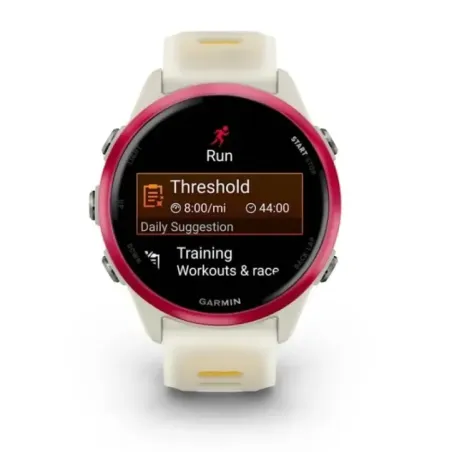 Garmin Forerunner 570 3.05 cm (1.2") AMOLED 42 mm Digital 390 x 390 pixels Touchscreen Pink, White Wi-Fi GPS (satellite)