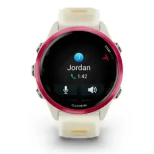 Garmin Forerunner 570 3.05 cm (1.2") AMOLED 42 mm Digital 390 x 390 pixels Touchscreen Pink, White Wi-Fi GPS (satellite)