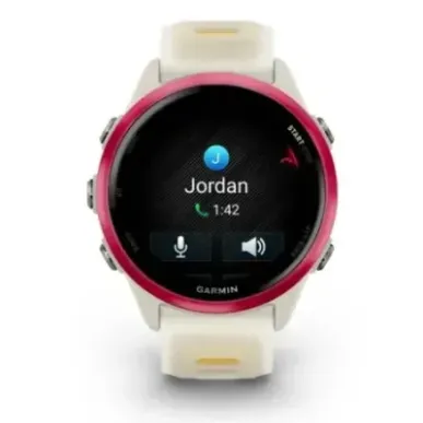 Garmin Forerunner 570 3.05 cm (1.2") AMOLED 42 mm Digital 390 x 390 pixels Touchscreen Pink, White Wi-Fi GPS (satellite)