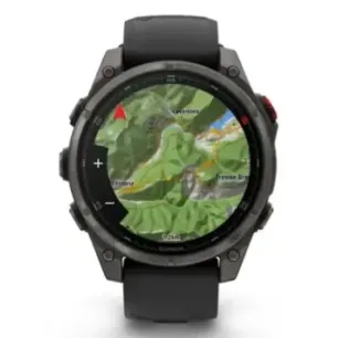 Garmin fēnix 8 Pro 3.56 cm (1.4") AMOLED 47 mm Digital 454 x 454 pixels Touchscreen Grey Wi-Fi GPS (satellite)