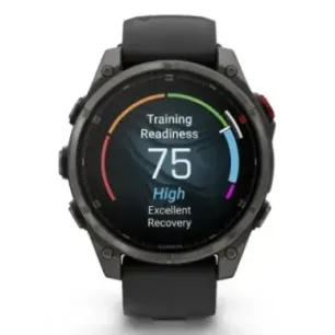 Garmin fēnix 8 Pro 3.56 cm (1.4") AMOLED 47 mm Digital 454 x 454 pixels Touchscreen Grey Wi-Fi GPS (satellite)