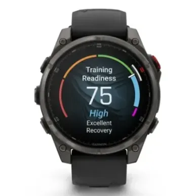 Garmin fēnix 8 Pro 3.56 cm (1.4") AMOLED 47 mm Digital 454 x 454 pixels Touchscreen Grey Wi-Fi GPS (satellite)