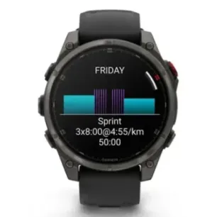 Garmin fēnix 8 Pro 3.56 cm (1.4") AMOLED 47 mm Digital 454 x 454 pixels Touchscreen Grey Wi-Fi GPS (satellite)