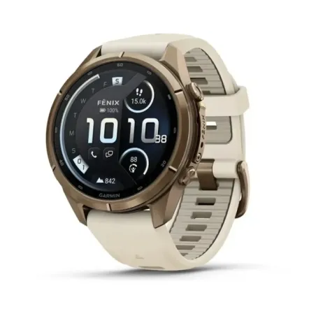 Fenix 9 Pro inReach 43mm AMOLED kuldne + beež rihm