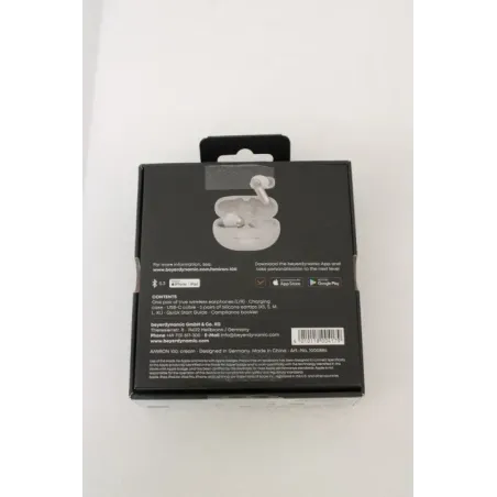 SALE OUT. Beyerdynamic Amiron 100 cream TWS Earphones with charging case, 5 pairs of eartips and USB cable SALE OUT.